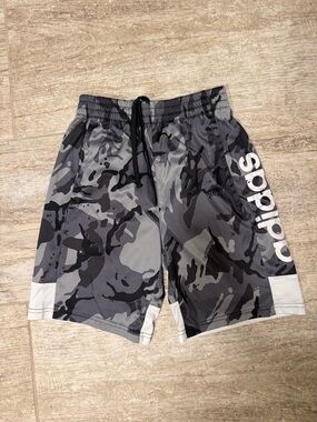 adidas Black and Gray Performance Shorts